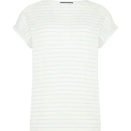 QS T-Shirt Blau/Weiß S