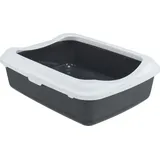 Trixie Katzentoilette Classic 37 x 15 x 47 cm Dunkelgrau/Weiß