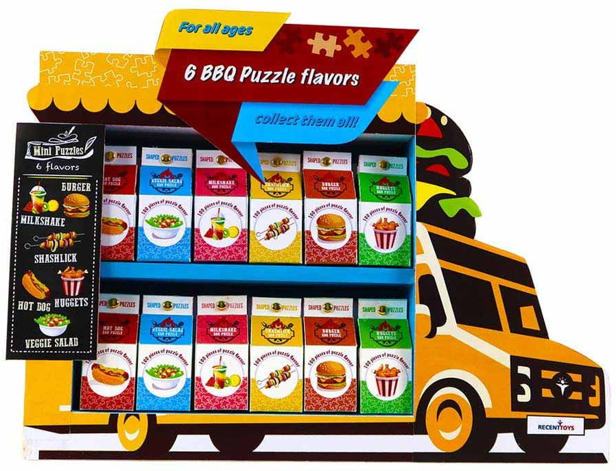 Food Truck BBQ Mini Puzzles (24er) 3D Puzzle     