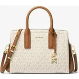 MK Henkeltasche Laila Small mit Signature-Logomuster - Natur - Michael Kors - ONE SIZE