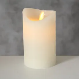 Boltze LED-Kerze Bino 12 cm cremeweiß