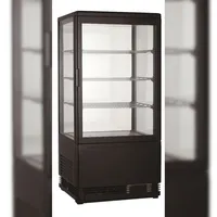 CombiSteel Kühlvitrine schwarz