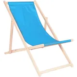 Relaxliege Liegestuhl Strandstuhl Gartenliege Sonnenliege klapp verstellbar Blau