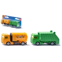 Sieper GmbH Siku 1687 - Kommunal Set Müllwagen+Kehrmaschine, 2-teilig