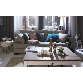 Soho Sofa Stoff 3-Sitzer Grau