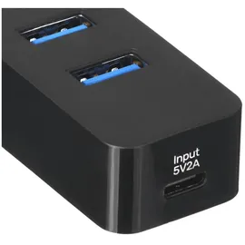 UNITEK Hub Usb-C 4Xusb-A (3.1 Gen 1) Typ-C 5000 Mbps Schwarz