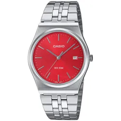 Casio MTP-B145D-4A2VEF Unisex Uhr Quarz Stahl/Rot
