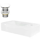 luxebath Waschbecken Aufsatzwaschbecken 46 x 26 cm
