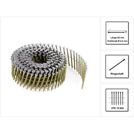 Prebena CNW25/45BKRI Coilnägel blank 10800 Stück