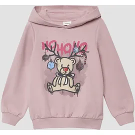 s.Oliver Hoodie mit Weihnachtsprint - pink - 140