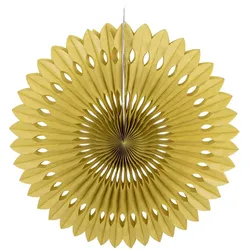VEPATIM 12 Rosette aus Papier schwer entflammbar gold Ø40cm