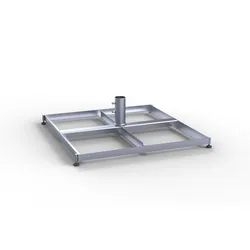 May Schattello Standrahmen mit Schrägausgleich (für 2 Sätze Betonplatten)