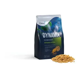 OASE Dynamix Sticks Vital 4 L, Fischfutter, Teichfischfutter, Alleinfutter, reichhaltige Teichsticks mit Vitaminen und Mineralstoffen, gleichmäßiges Wachstum, schillernde Farben