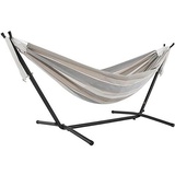 Vivere C8SUNDO Sunbrella®-Hängematte mit Gestell Dove (8 Fuß)