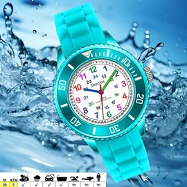 brecjon 2601 5ATM Silikonarmband türkis