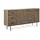 BIZZOTTO Sideboard Stanwood 200 x 85 x 45 cm Beige / Schwarz
