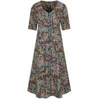GOLDNER Sommerkleid Midikleid Orientalisch Muster Bunt 19