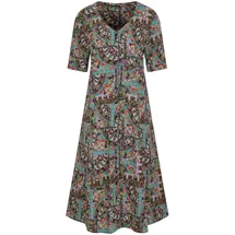 GOLDNER Sommerkleid Midikleid Orientalisch Muster Bunt 19