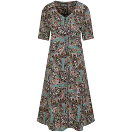 GOLDNER Sommerkleid Midikleid Orientalisch Muster Bunt 19