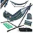 Kesser KESSER® Hängematte LAKE mit Gestell Doppelhängematte für 2 Personen-Stabiler Rahmen 200kg Belastbarkeit Indoor & Outdoor XXL Hängesessel Doppel Mehrpersonen Garten Pool Balkon Terrasse