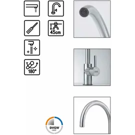 Franke Küchenarmatur edelstahl 12328