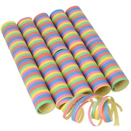 Papstar Luftschlangen 4 m 100 St. Stripes