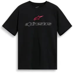 Alpinestars Linear Trace CSF, T-Shirt - Schwarz/Rot/Weiß - XL