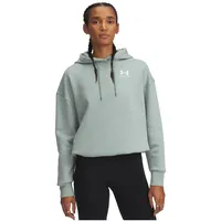 Under Armour Essential Fleece Oversized Kapuzenpullover - Silica Green