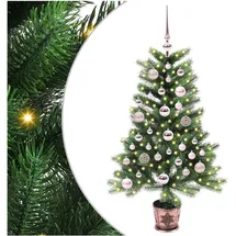 vidaXL Weihnachtsbaum mit Beleuchtung 150 LEDs Grün 90 cm