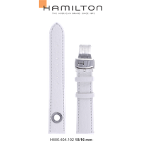 Hamilton Leder Rail Road Band-set Leder-weiss-18/16 H690.404.102 - weiß