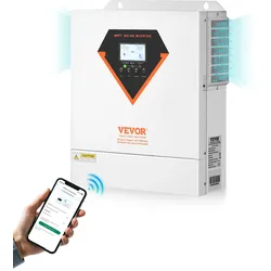 VEVOR Hybrid Solarwechselrichter 3500W 220/230V WiFi Eingebauter 100A MPPT Controller