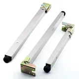 Outdoor klappbar Tischbeine,Edelstahl DIY Möbelfüße Tischbeine,Stealth Möbelfüße,Teleskop Bar Schreibtischbeine,Push-Pull Lift Esstische Schrankbeine,Verstellbare Schutzbasis (120cm)
