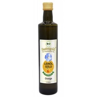 Saatengold-Bio-Feinschmecker-Öle "Leinöl Orange" 500ml