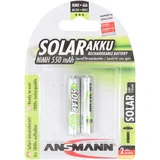 Ansmann Solar Micro AAA 550 mAh maxE 2er Pack perfekt für Solarleuchten