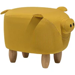 Tierhocker gelb Schweinchenform PIGGY