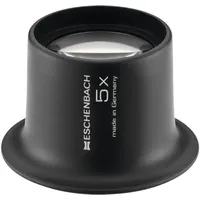 Eschenbach Optik Uhrmacherlupe mit 5X-Vergrößerung in Anthrazit - Made in Germany