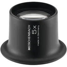 Eschenbach Optik Uhrmacherlupe mit 5X-Vergrößerung in Anthrazit - Made in Germany