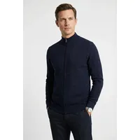Olymp regular fit, Cardigan mit Stehkragen, Marine, M