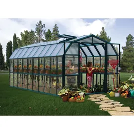CANOPIA Grand Gardener 8x20 Alu Grün Polycarbonatplatten 0,8 mm 16,8 m2