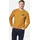 Jan Vanderstorm Rundhalspullover Gelb 7XL
