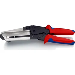 KNIPEX Schere für Kunststoffe auch für Kabelkanäle 275 mm brüniert mit Mehrkomponenten-Hüllen - 950221