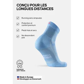 Danish Endurance Long Distance Tennissocken 3er Pack Weiß 43-47
