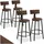 Tectake Barhocker Poole 54 x 101,5 x 54 cm Braun