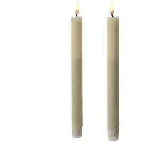 283 Mia LED Stabkerzen 24 cm creme 2 St.