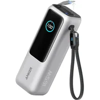 Anker Powerbank (25K, 165W, integriertes USB-C + einziehbares Kabel)