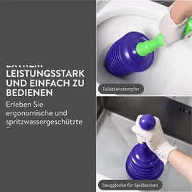 Luigi's Pömpel Set 2x Saugglocke Blau