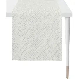 APELT Tischläufer APELT "9601 CHRISTMAS ELEGANCE, Weihnachtsdeko, Weihnachten", beige (natur, goldfarben), B:48cm L:140cm, Polyester, Viskose, Tischdecken, Lurex-Jacquardgewebe