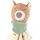 Sigikid Schnuffeltuch Bär 24 cm Beige