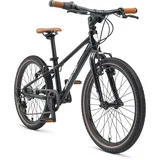 Bikestar Leichtgewicht 8kg Kinder Fahrrad Aluminium ab 6 Jahre | 20 Zoll 7 Gang Shimano | Schwarz Schwarz