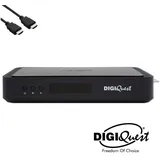 DIGIQuest Karte 4K + DIGIQuest Q90 4K Receiver + WiFi Stick (nicht akiviert) Satellitenreceiver